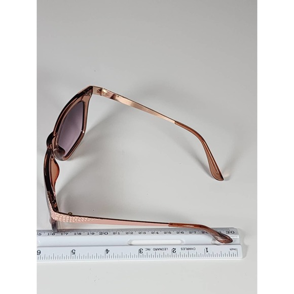 Foster Grant Full Classic Rose Gold / Pink 3D Snake Deco Sunglasses 52333FGX616 - Picture 11 of 11